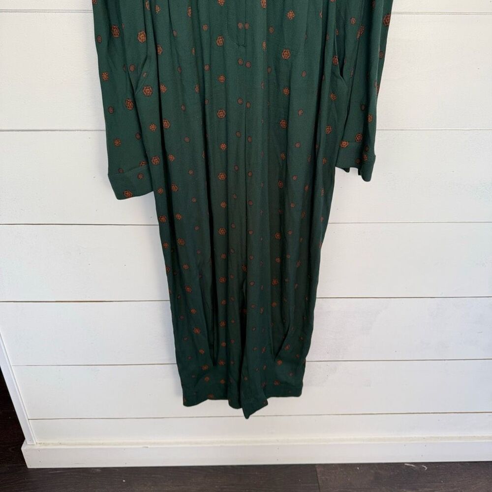 Free People Women’s Large Green Jade Star Eyes Jumpsuit - Picture 2 of 8